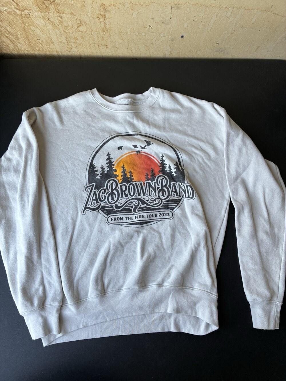 Zac Brown Band From The Fire Tour 2023 Sweatshirt Men S Fleece Crewneck Official